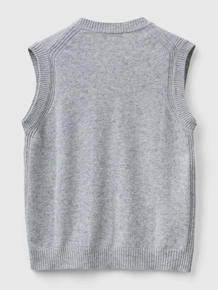 S/L V NECK SWEATER Niño image number 2